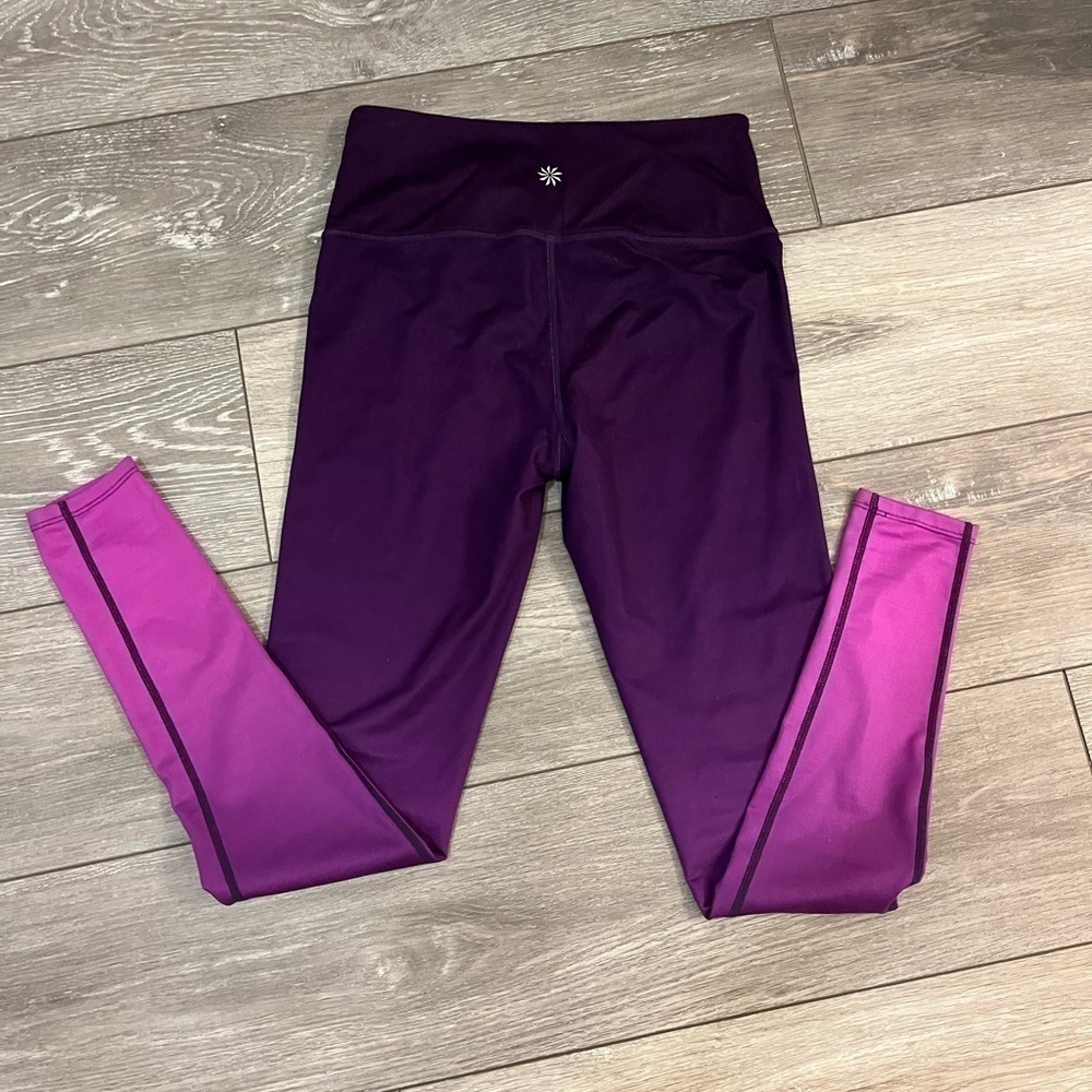 Athleta Chaturanga purple Ombré Size XS - Picture 3 of 8